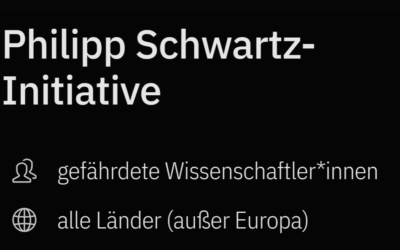 XI call for applications for Philipp Schwartz Initiative grants in Germany